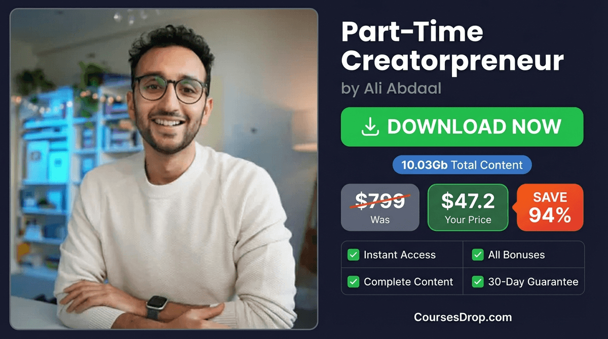 Part-Time Creatorpreneur download package