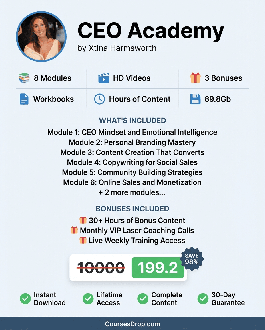 CEO Academy infographic